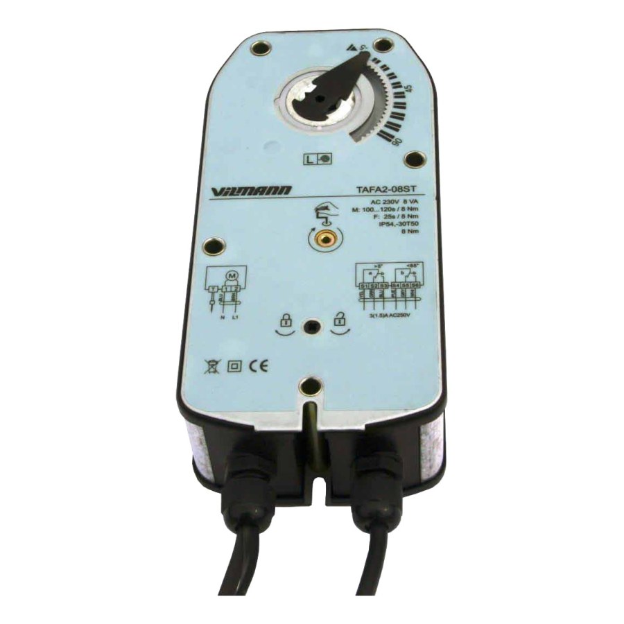 Электропривод VILMANN TAFA1-08ST (8 Нм)