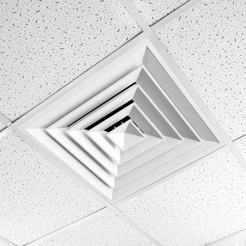 Потолочная вентиляционная решетка 4РП
