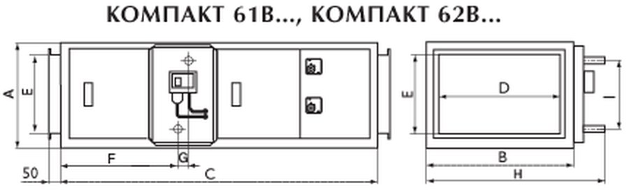 Приточная установка Компакт 618В4 EC3