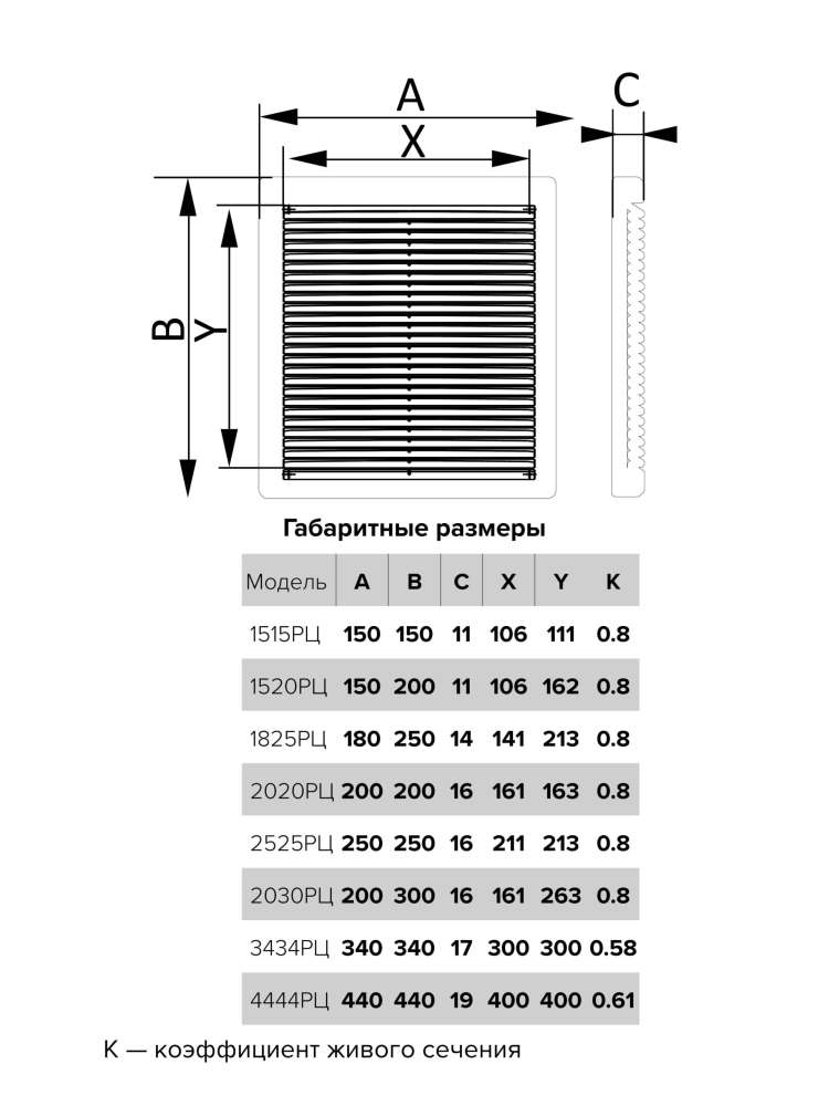 Решетка вентиляционная РЦ сетка 180х250 пластик Ivory ERA