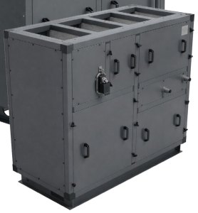 Приточно-вытяжная установка с пластинчатым рекуператором RWN-RP-7000(50c)-ЕС(B500)-W-Vertical(N)