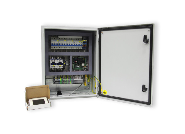 Щит управления с выносным пультом DMXGT/11кВт/V/Fi/HW/CW/CF/HE.2х32кВт/M-IP65